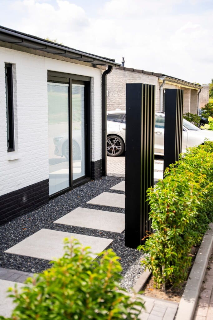 Minimalistische voortuin